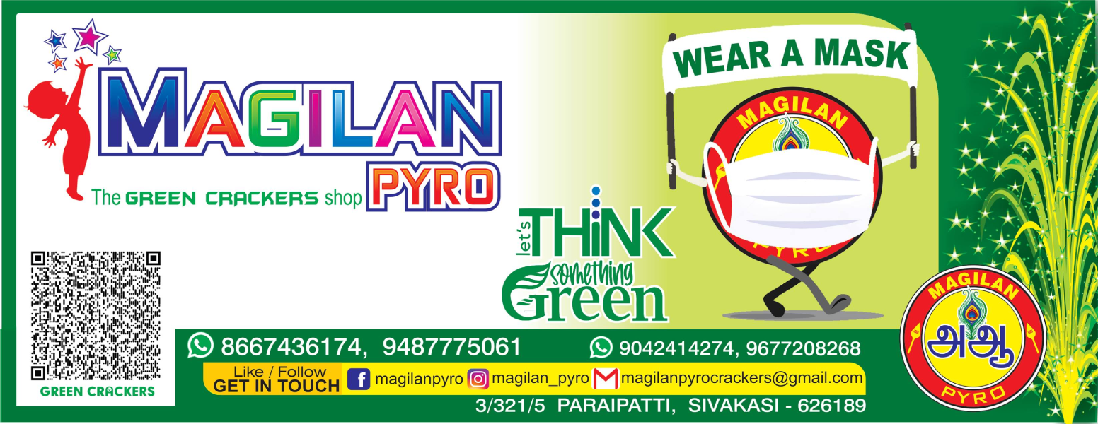 Magilan Pyro Wear A Mask Think Green